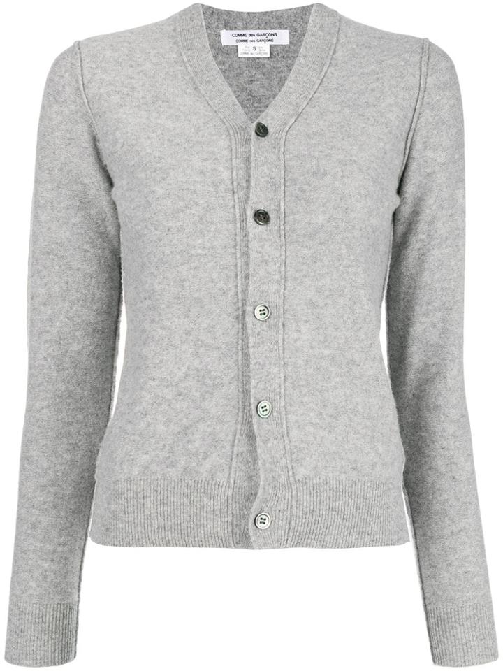 Comme Des Garçons Comme Des Garçons V-neck Cardigan - Grey