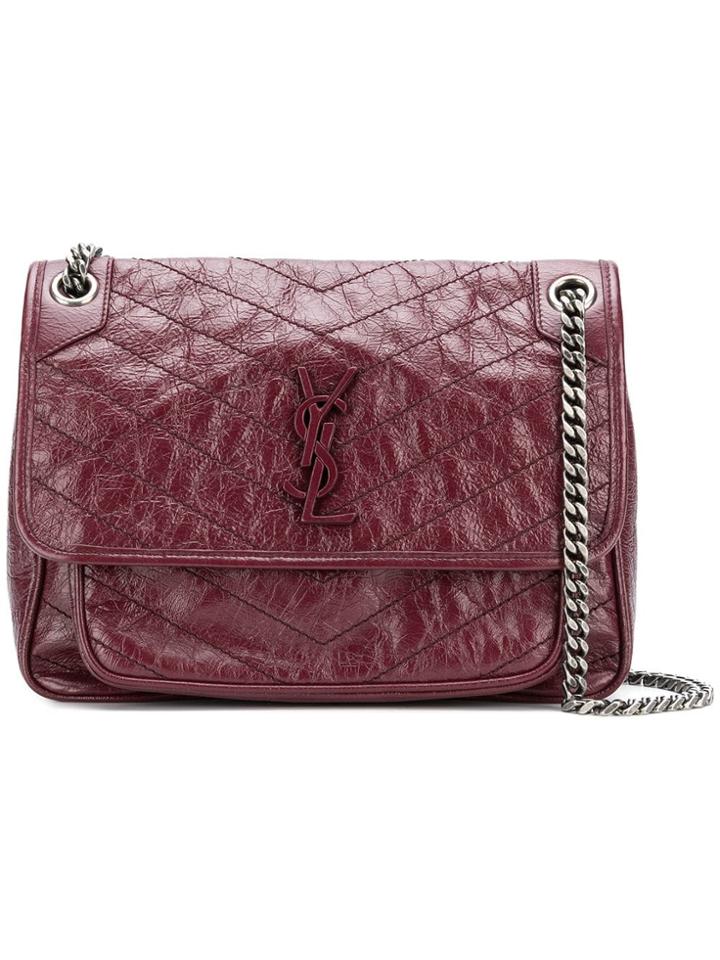 Saint Laurent Baby Niki Shoulder Bag - Red