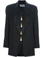 Gianfranco Ferre Vintage Blazer And Skirt Suit, Women's, Size: 44, Black