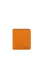Prada Logo Plaque Card Holder - Orange