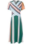 Paul Smith Striped Criss-cross Dress - Multicolour