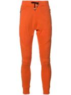Balmain Quilted Panel Track Pants, Men's, Size: Xl, Yellow/orange, Cotton