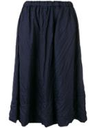 Comme Des Garçons Girl Crinkled Midi Skirt - Blue