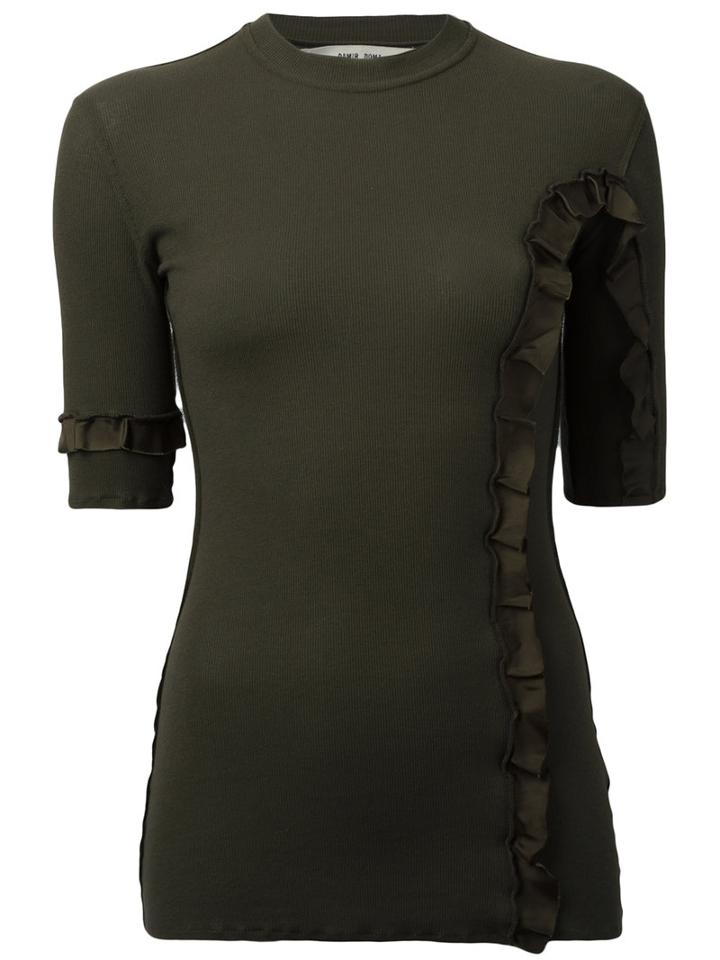 Damir Doma Tah Top, Women's, Size: Small, Green, Cotton/spandex/elastane/cupro