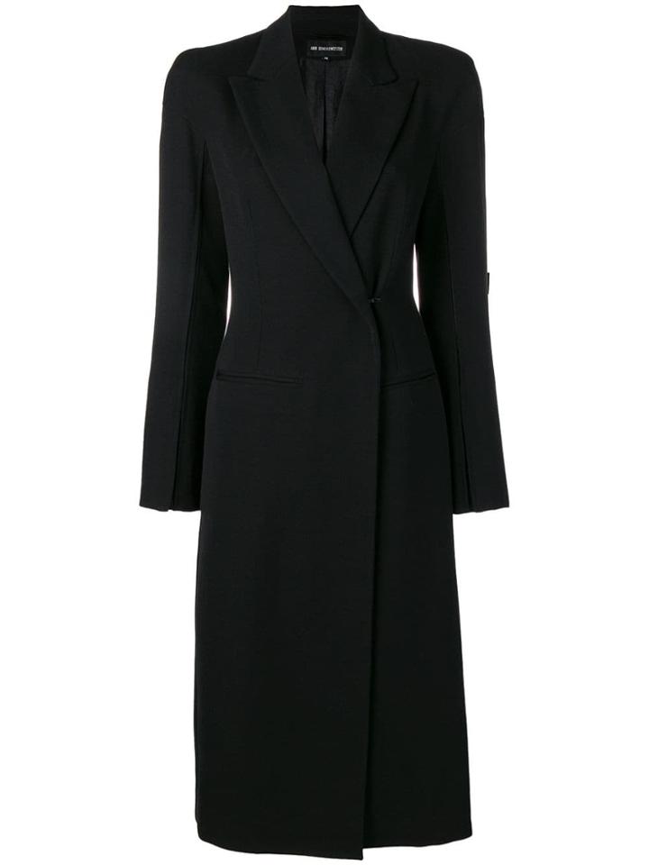 Ann Demeulemeester Single-breasted Coat - Black