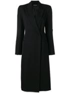 Ann Demeulemeester Single-breasted Coat - Black