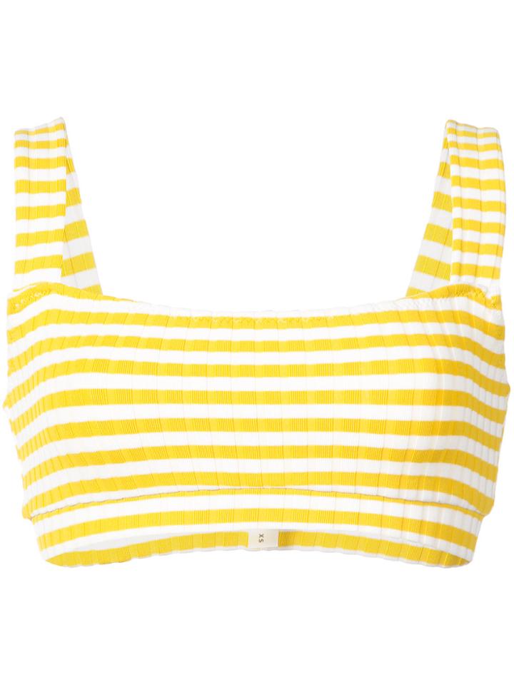 Solid & Striped The Madison Bikini Bottom - Yellow & Orange