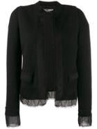 Dolce & Gabbana Bouclé Tweed Jacket - Black