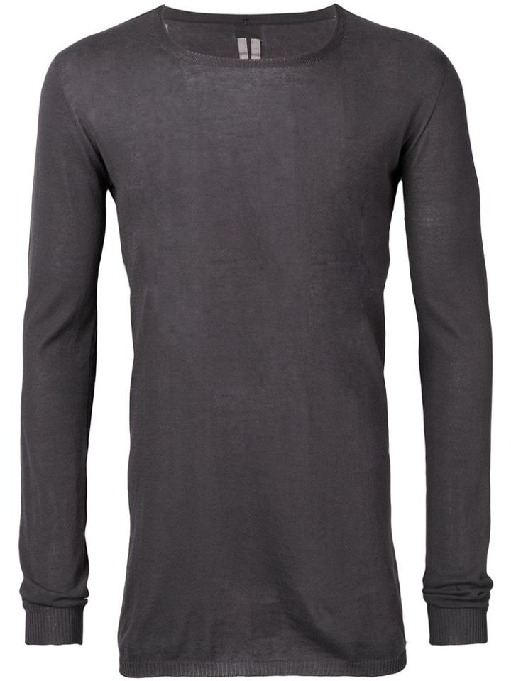 Rick Owens Lightweight Sweater - Grey