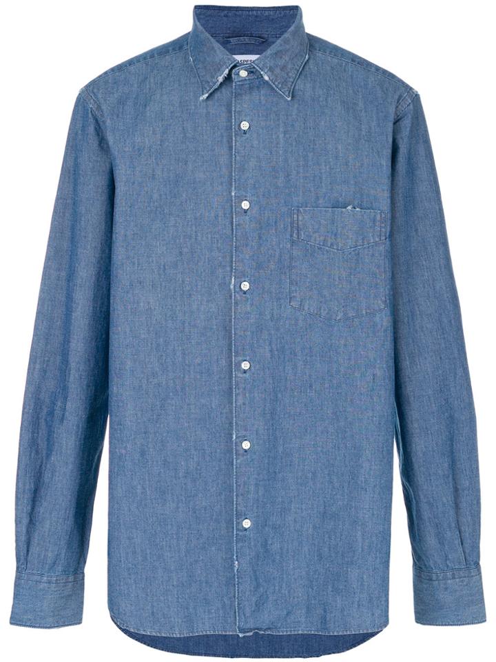Aspesi Classic Loose-fit Shirt - Blue
