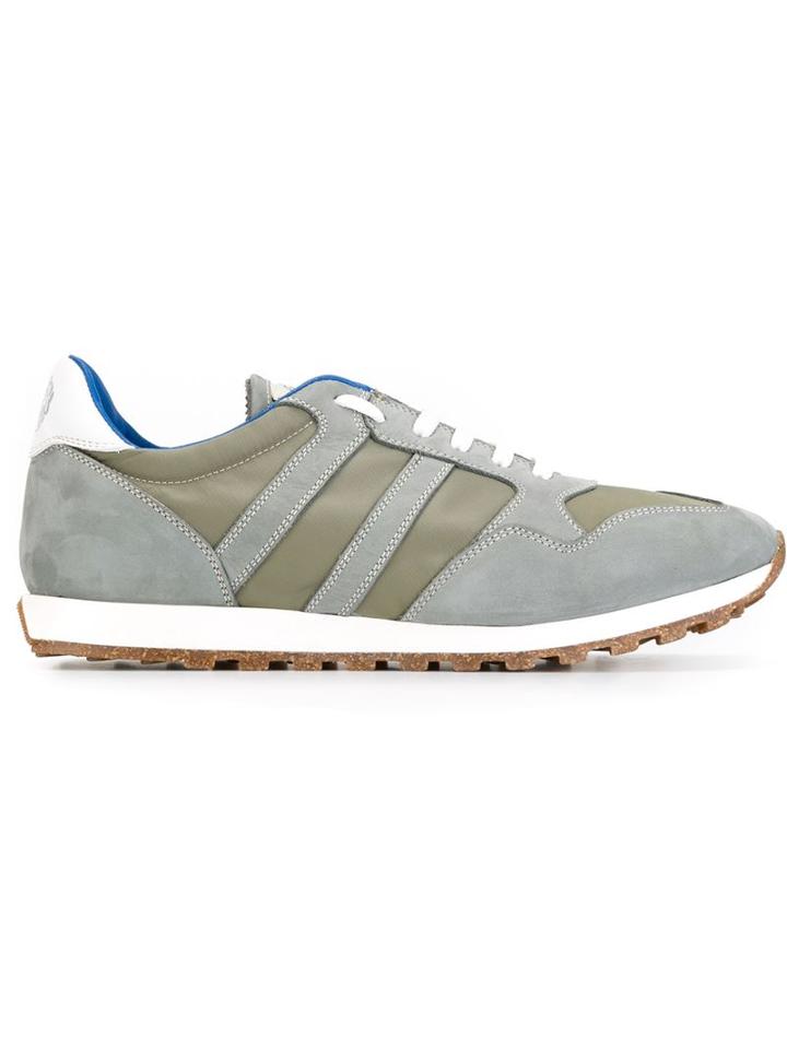 Alberto Fasciani Panelled Low-top Sneakers