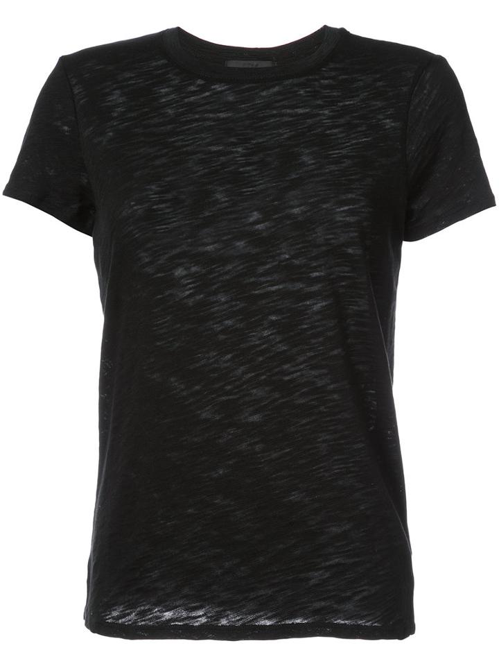 Atm Anthony Thomas Melillo - Classic Crewneck T-shirt - Women - Cotton - S, Black, Cotton