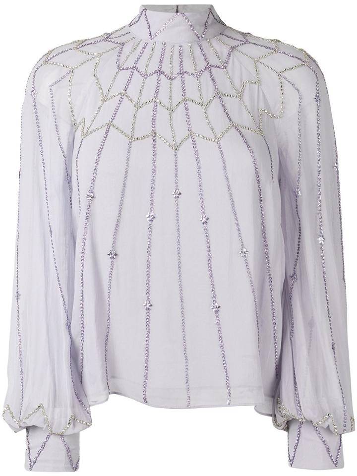 Temperley London Glide Blouse - Purple
