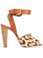 Red Valentino Animal Print Sandals - Nude & Neutrals