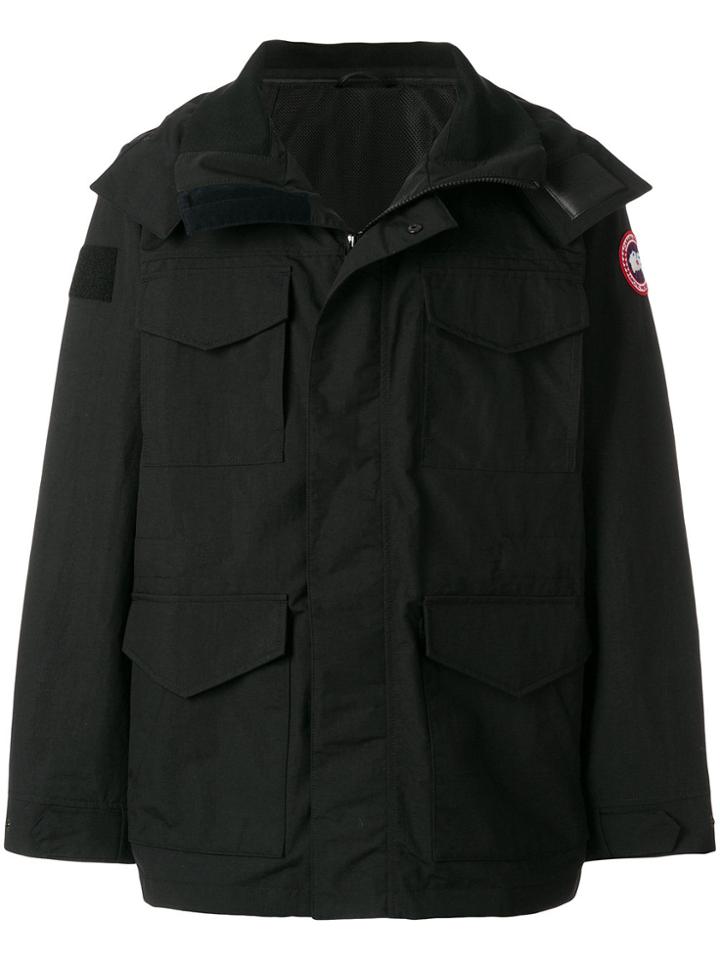 Canada Goose Patch Pocket Parka - Black