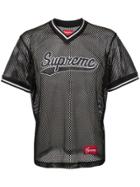 Supreme Mesh Baseball Top - Black