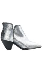 Fiorentini + Baker Mett Ankle Boots - Silver
