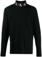 Calvin Klein Jeans Monogram Turtle Neck - Black