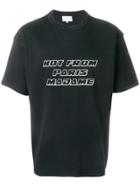 Drôle De Monsieur Slogan-print T-shirt - Black
