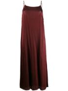 Uma Wang Sleeveless Midi Dress - Red