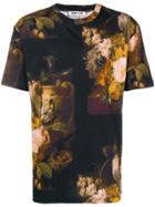 Mcq Alexander Mcqueen Floral Vase Print T-shirt - Multicolour