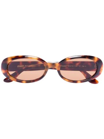 Dmybydmy Valentina Havana Oval Sunglasses - Brown