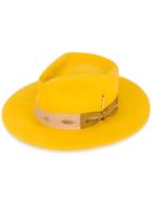 Nick Fouquet - Lavandra Hat - Women - Cotton - 56, Yellow/orange, Cotton