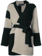 The Elder Statesman Colour Block Cardigan - Black