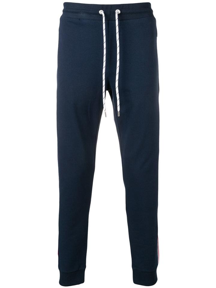 Dirk Bikkembergs Side Stripe Track Pants - Blue