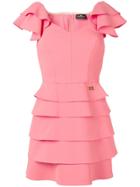 Elisabetta Franchi Ruffled Mini Dress - Pink