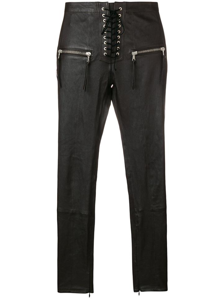 Unravel Project Skinny Trousers - Brown