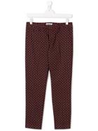 Dondup Kids Teen Patterned Tailored Trousers