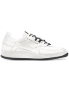 Premiata Panelled Lace-up Sneakers - White