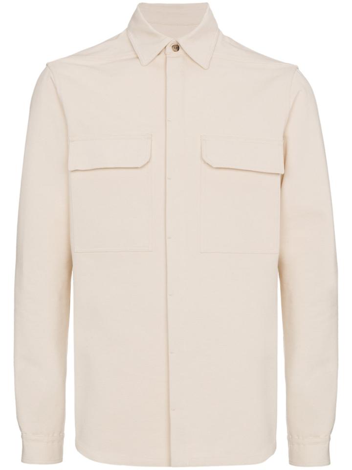 Rick Owens Flap Pocket Workshirt - Nude & Neutrals