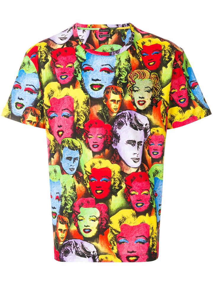 Versace Pop Art Print Tribute T-shirt - Multicolour