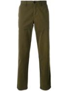 Ps By Paul Smith Classic Chinos, Men's, Size: 32/34, Green, Cotton/spandex/elastane