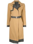 Fendi Pre-owned Long Sleeve Coat - Brown