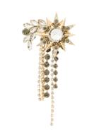 Max Mara Star Cascade Brooch - Metallic