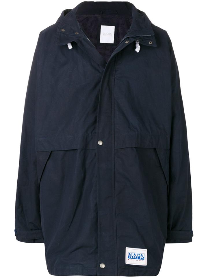 Napa By Martine Rose Oversize Parka Coat - Blue