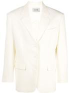 We11done Relaxed-fit Blazer - White