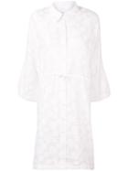 Henrik Vibskov Dot Print Shirt Dress - White