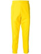 Versus Logo Taped Track Trousers - Yellow