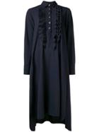 Société Anonyme Rouches Shirt Dress - Blue