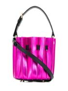 Sara Battaglia Accordion Pleat Bag - Pink