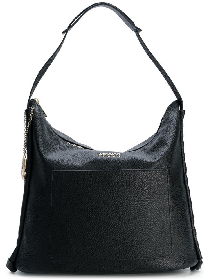 Armani Jeans Grained Tote - Black