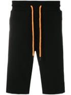 Plein Sport Contrast Drawstring Shorts - Black