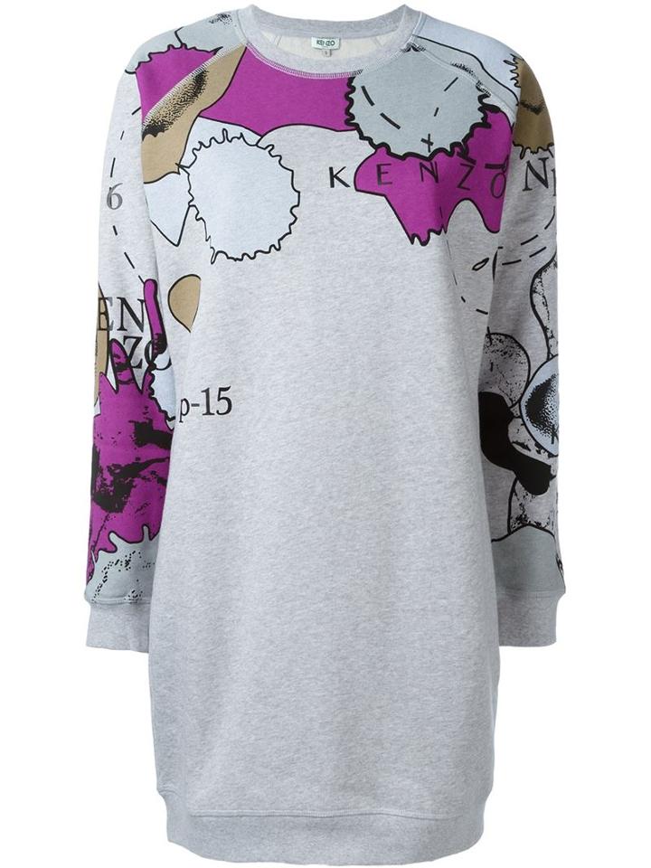 Kenzo 'moonmap' Sweatshirt Dress