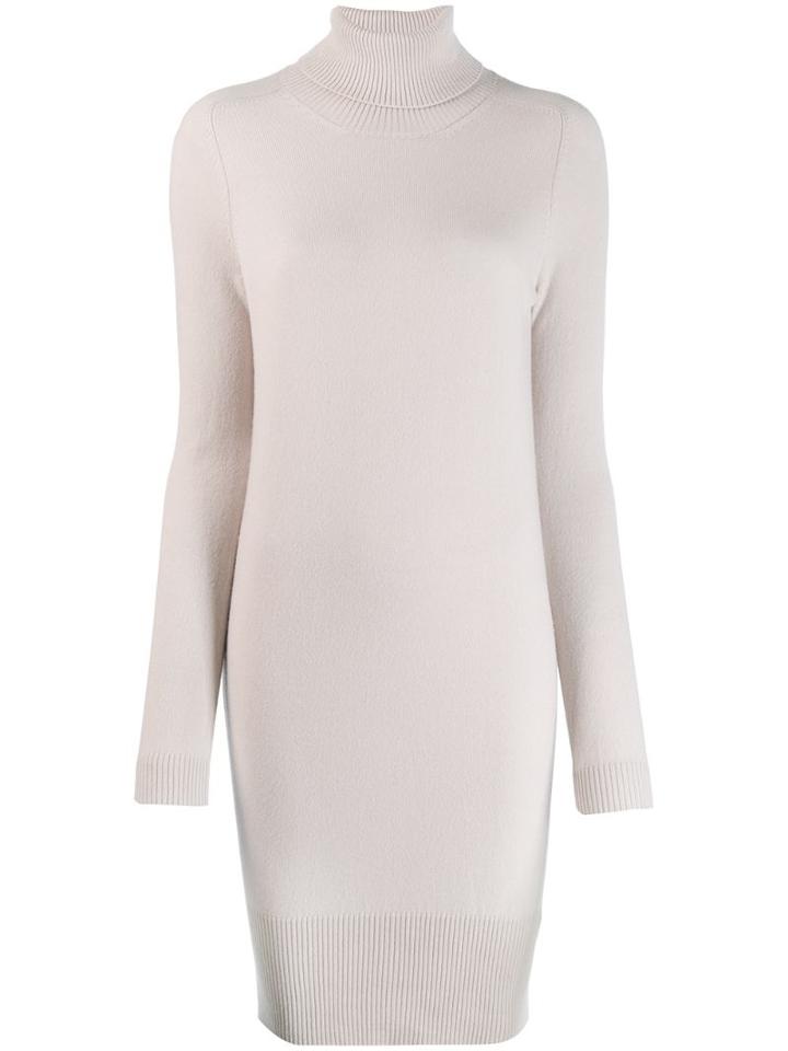 Gentry Portofino Roll Neck Dress - Neutrals