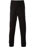 Kenzo Tapered Trousers, Men's, Size: 52, Black, Cotton/linen/flax/spandex/elastane
