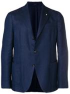 Lardini Fitted Blazer Jacket - Blue